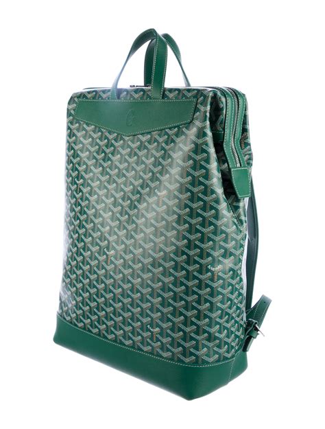 green goyard backpack|goyard cisalpin backpack price.